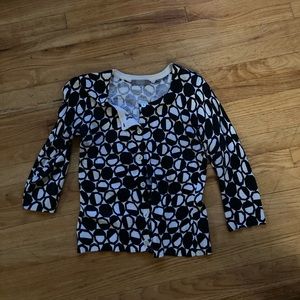 Merona Circle Patterned Cardigan Sweater